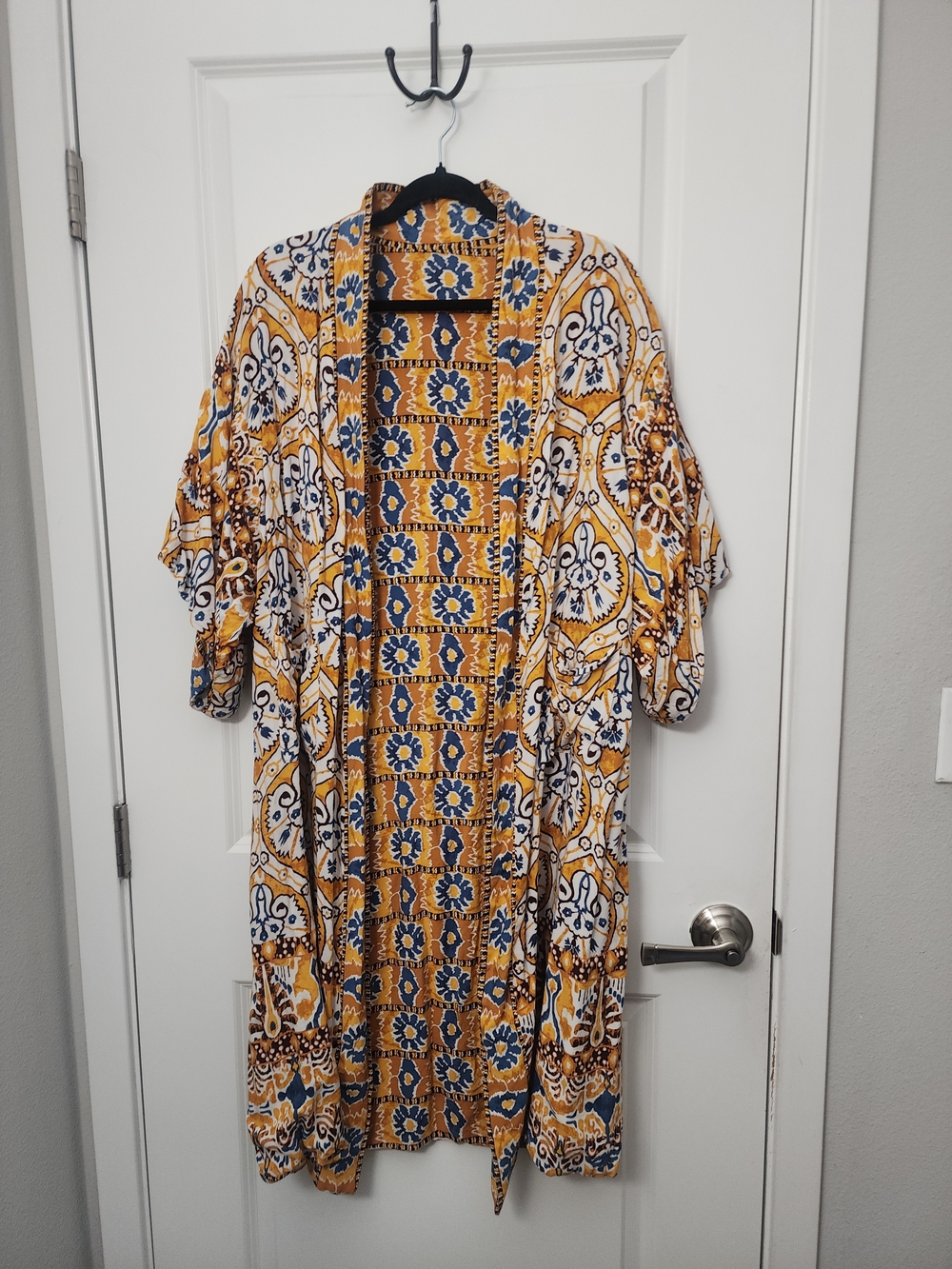Boho Print  Reversible Handmade Kimono Cardigan /Robe